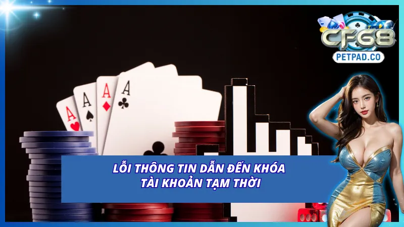 Nhập sai thông tin đăng nhập CF68